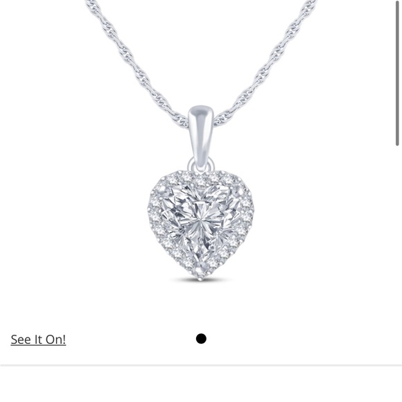 Kay Jewelers Jewelry Nwt Kay Jewelers Heart Shaped Round Cut